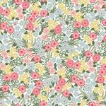Vintage Flora Ground Cover Floral Grey