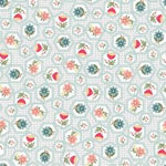 Vintage Flora Honeycomb Flower Grey