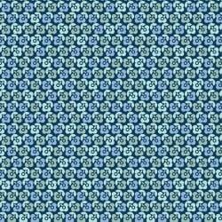 Vintage Flora Lucky Flower Dark Blue