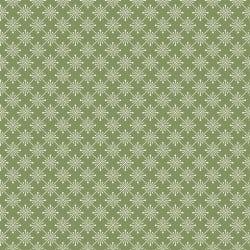Vintage Flora Sparkle Green