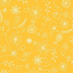 Yellow Swirl Floral - Kimberbell