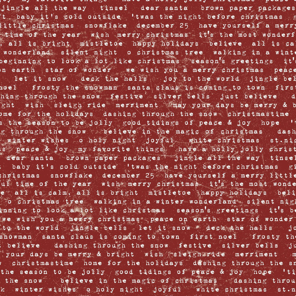 Yuletide Tidings Red